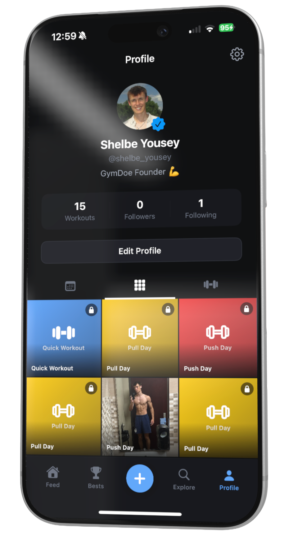 Athlete profile in Thrise